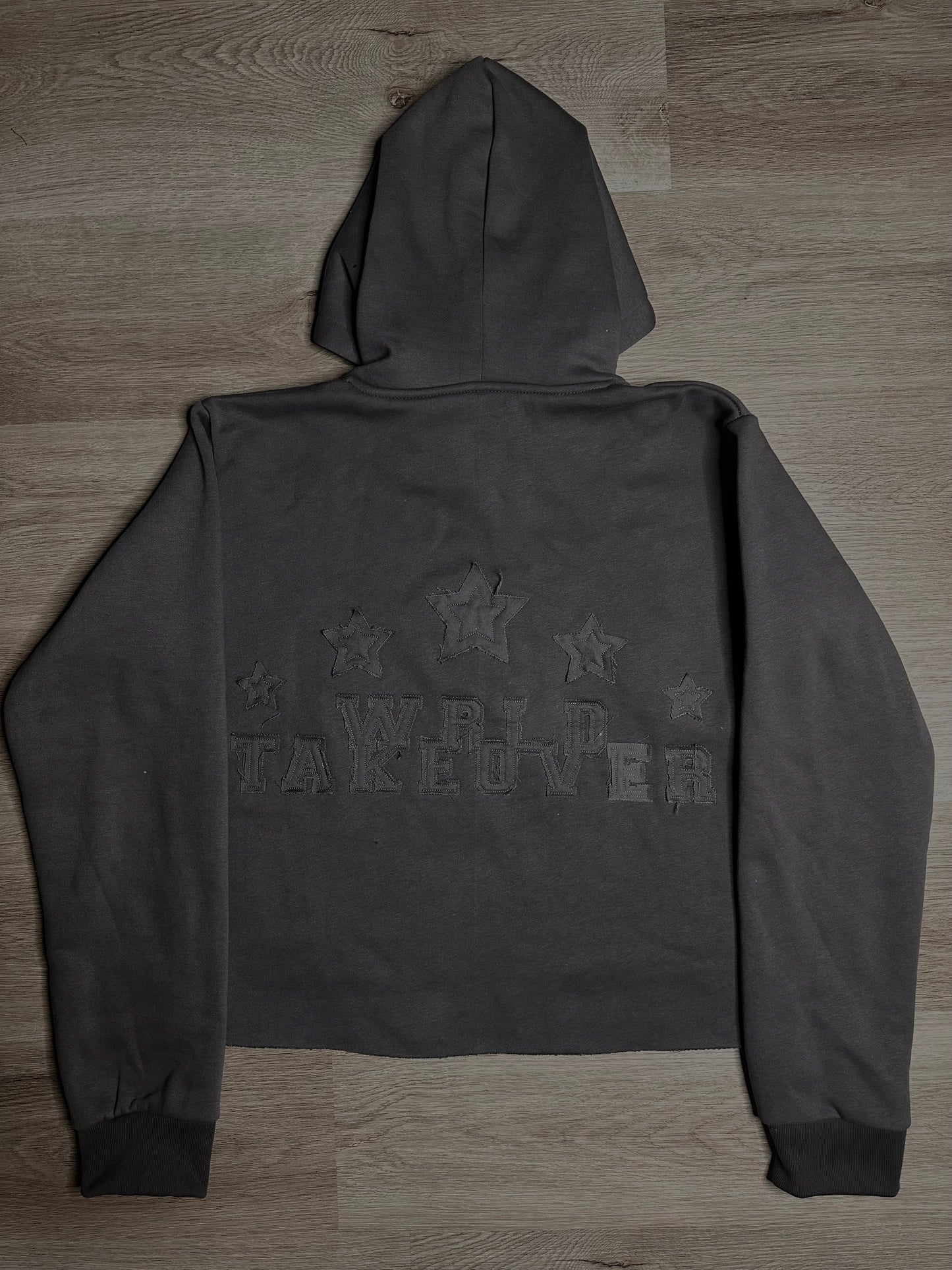 DARK GREY TAKEOVER HOODIE